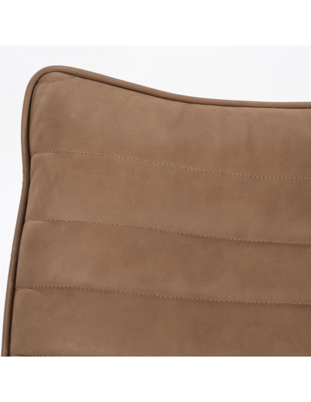 Fauteuil en cuir rotatif Matthew