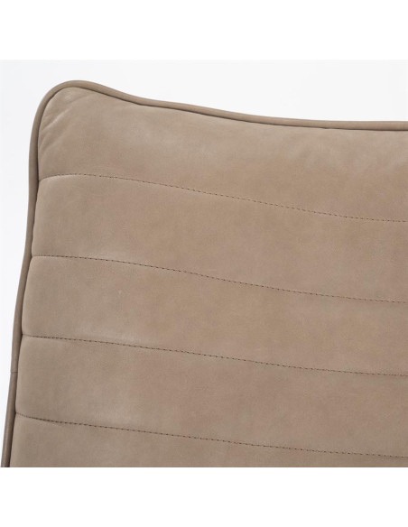 Fauteuil en cuir rotatif Matthew