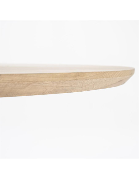 Grande table en chêne clair ovale Nola 250 ou 300 cm