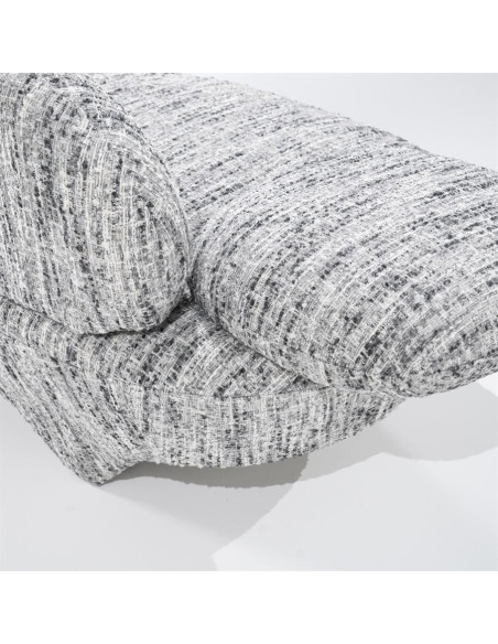 Grand canapé Design en tissu chiné Barkley