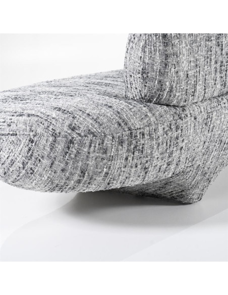 Grand canapé Design en tissu chiné Barkley
