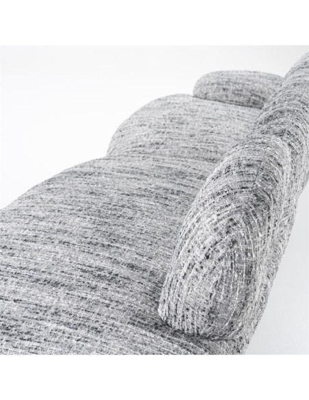 Grand canapé Design en tissu chiné Barkley