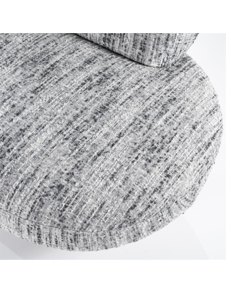 Grand canapé Design en tissu chiné Barkley