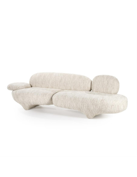 Grand canapé Design en tissu chiné Barkley