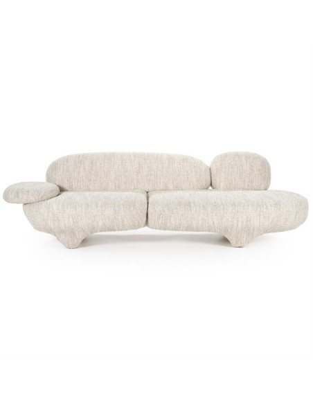 Grand canapé Design en tissu chiné Barkley