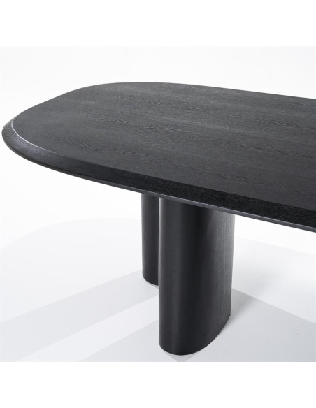 Table de repas moderne aux bords arrondis Walter