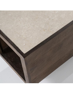 Table basse en marbre et...