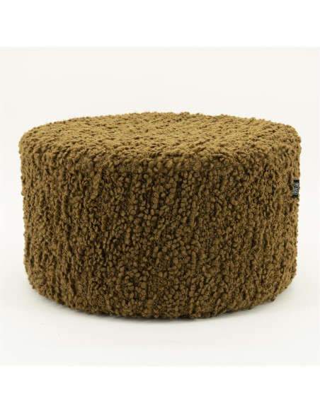 Pouf rond style moumoute Vista