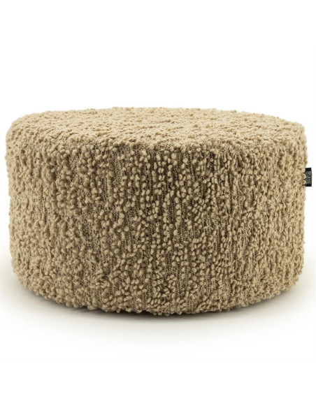 Pouf rond style moumoute Vista
