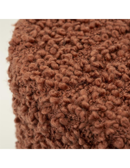 Pouf rond style moumoute Vista