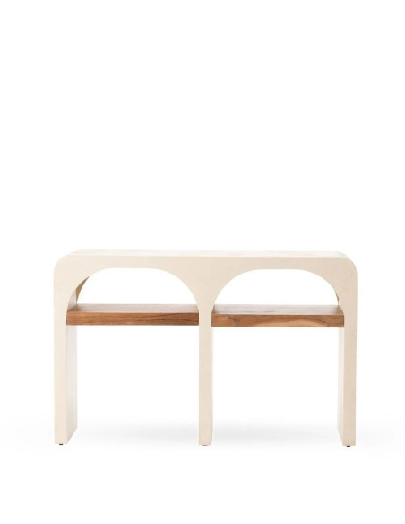 Console double plateau avec arches