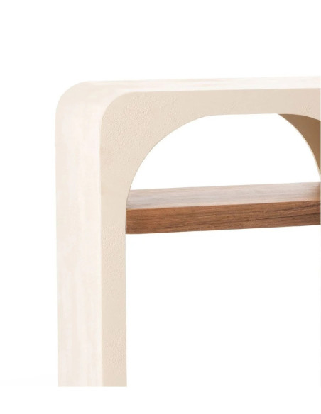 Console double plateau avec arches