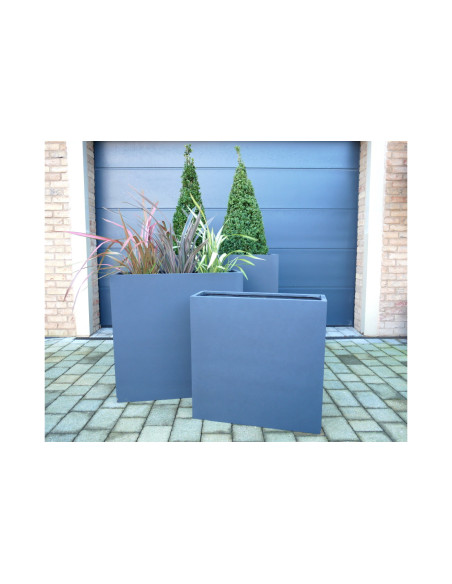 Grandes jardinières rectangulaires pour extérieur (set de 3)