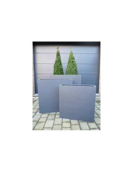 Grandes jardinières rectangulaires pour extérieur (set de 3)