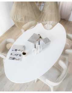 Grande table ovale en...