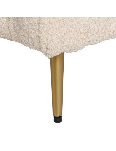 Sofa Vague en tissu bouclettes beige