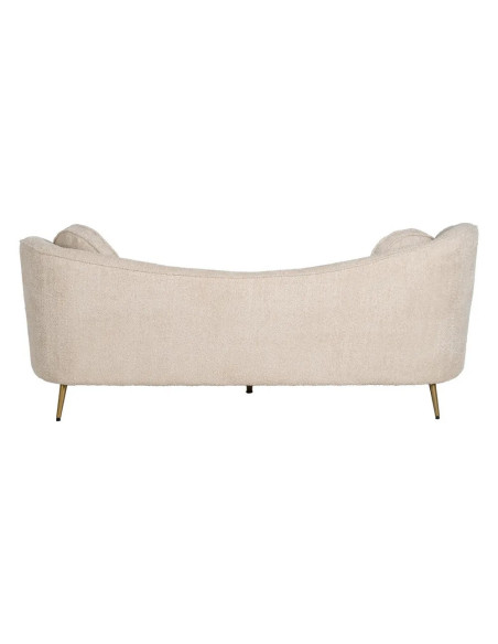 Sofa Vague en tissu bouclettes beige