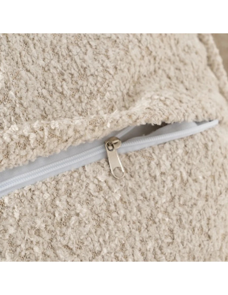 Sofa Vague en tissu bouclettes beige