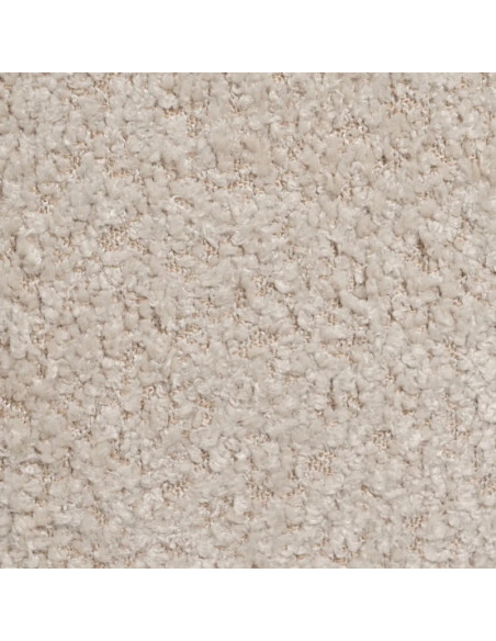 Banquette rembourrée en tissu bouclette