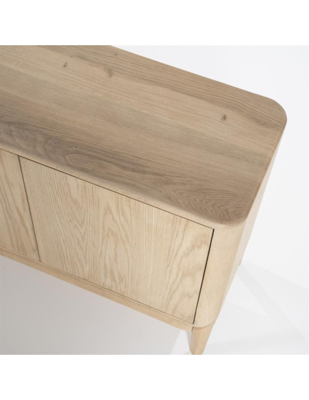 Buffet 4 portes en chêne Harvey 200 cm