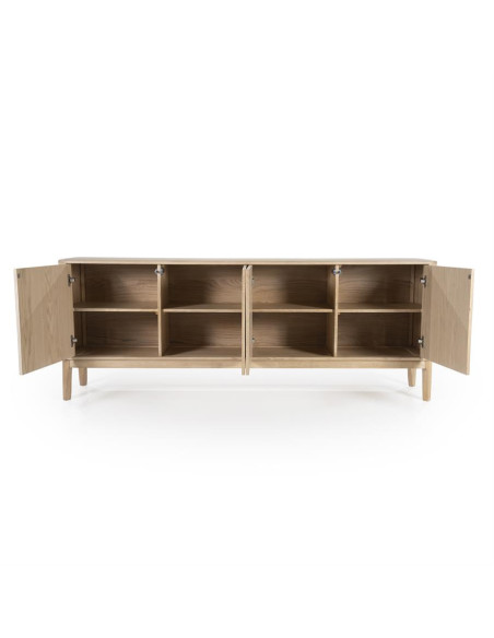 Buffet 4 portes en chêne Harvey 200 cm