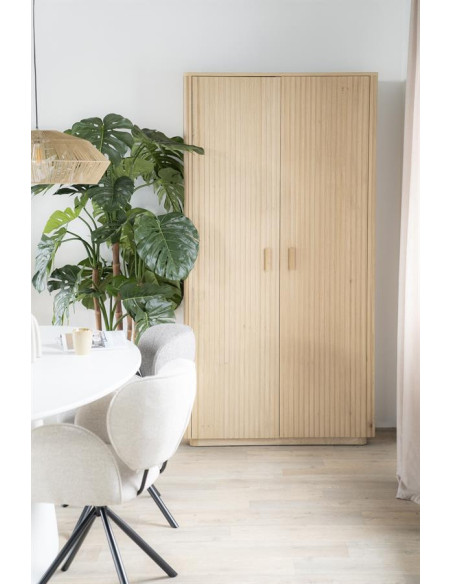 Armoire haute en chêne 2 portes Rosenborg