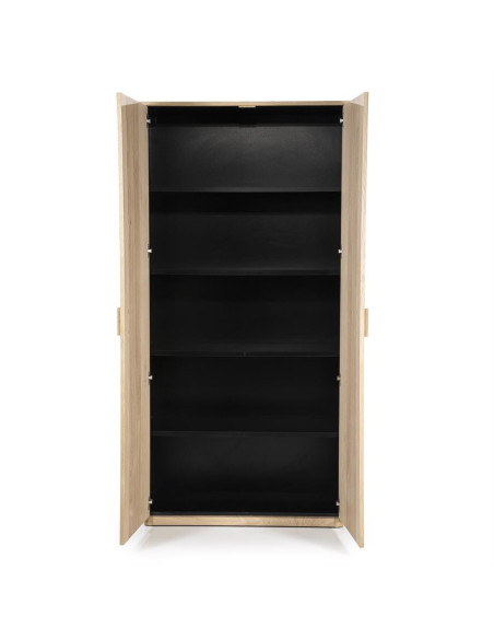 Armoire haute en chêne 2 portes Rosenborg