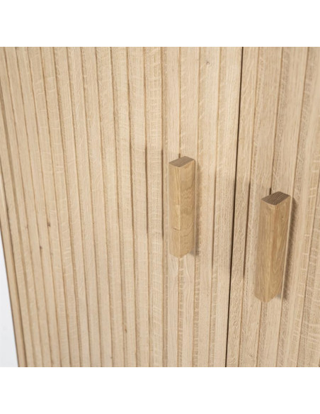 Armoire haute en chêne 2 portes Rosenborg
