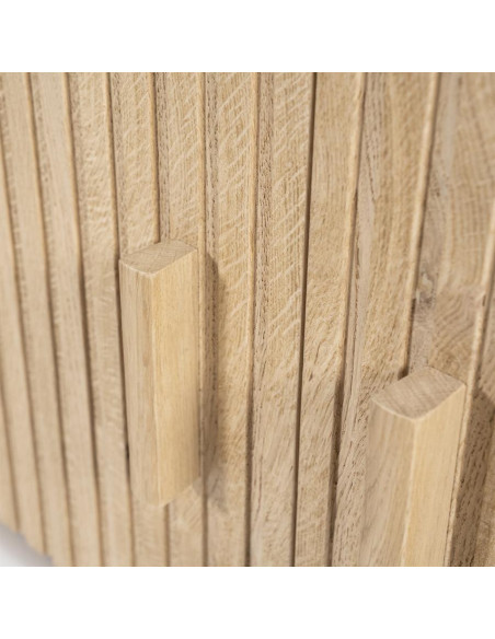 Grand meuble TV en chêne Rosenborg 224 cm