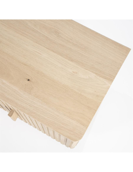 Grand meuble TV en chêne Rosenborg 224 cm