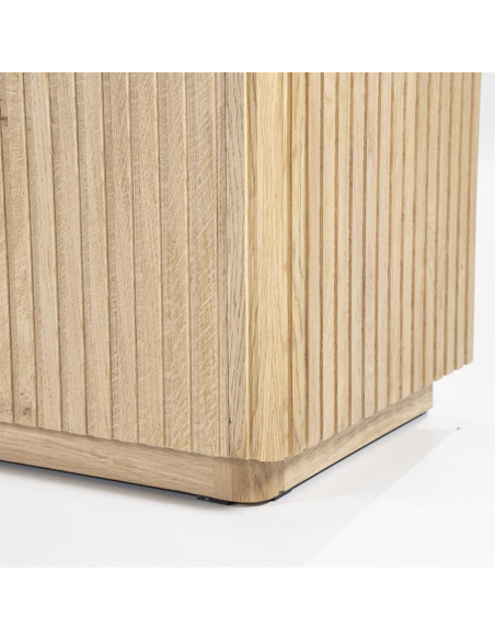 Grand meuble TV en chêne Rosenborg 224 cm