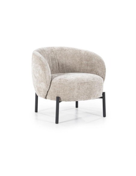 Fauteuil lounge en tissu Oasis