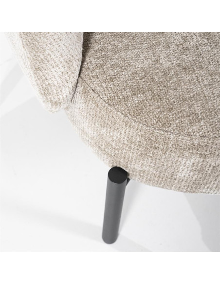 Fauteuil lounge en tissu Oasis