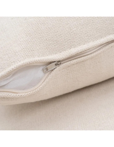 Canapé méridienne cosy en tissu déhoussable
