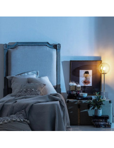 Tête de lit matelassée en...