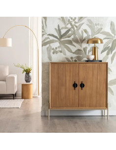 Armoire deux portes en bois...