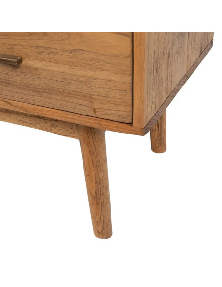 Armoire haute naturelle en mindi Ona