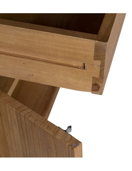 Bahut 6 portes et 3 tiroirs en teck massif