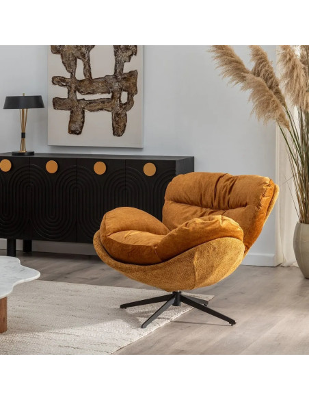 Fauteuil pivotant très confortable Papillon