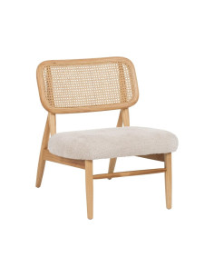 Fauteuil bas en bois clair... 2