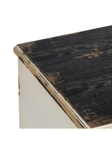 Commode Shabby chic à la patine cérusée