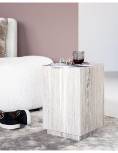 Table d'appoint en marbre...