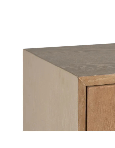 Armoire haute deux portes avec étagère Aiko