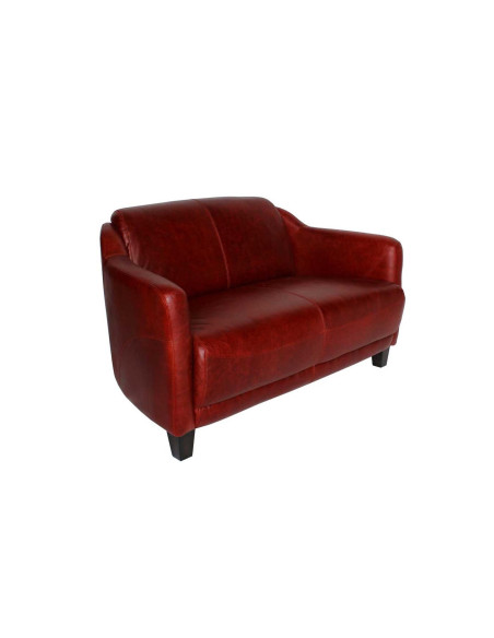 Canapé en cuir vintage Gentleman