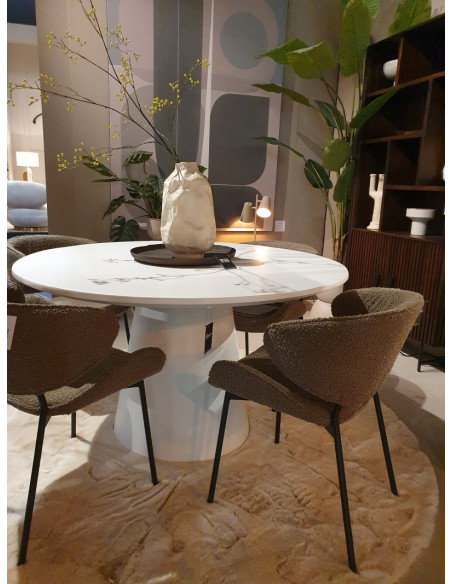 Table de repas en magnésium et fibre de verre Elin