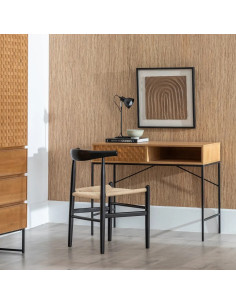 Bureau bois et métal avec...