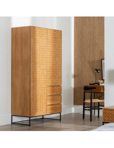 Armoire penderie damier...