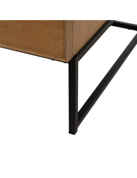 Armoire penderie damier avec 3 tiroirs