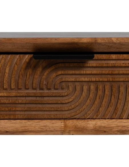 Meuble TV 3 tiroirs sculptés Lagom
