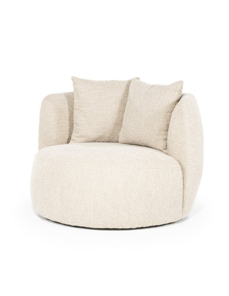 Fauteuil lounge arrondi Louis